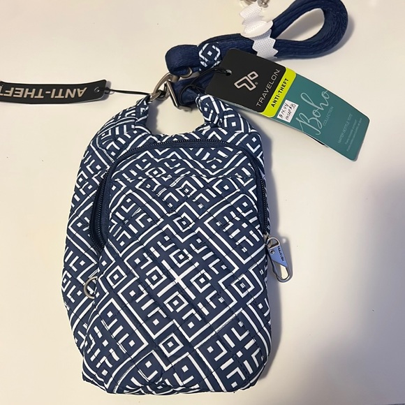 Travelon Bags Travelon Quilted Water Bottle Holder Boho Mosaic Tile